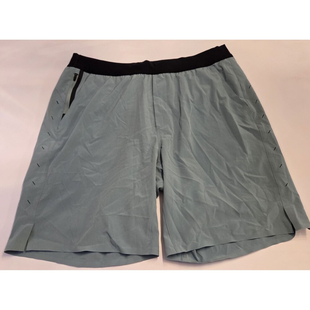 NWOT Ten Thousand Interval Short Lined Blue/Gray 9" Training Running Gym XL